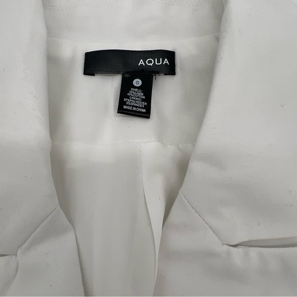 AQUA White Cropped Blazer – Size S – New with Tags – $118 Retail - Picture 5 of 11